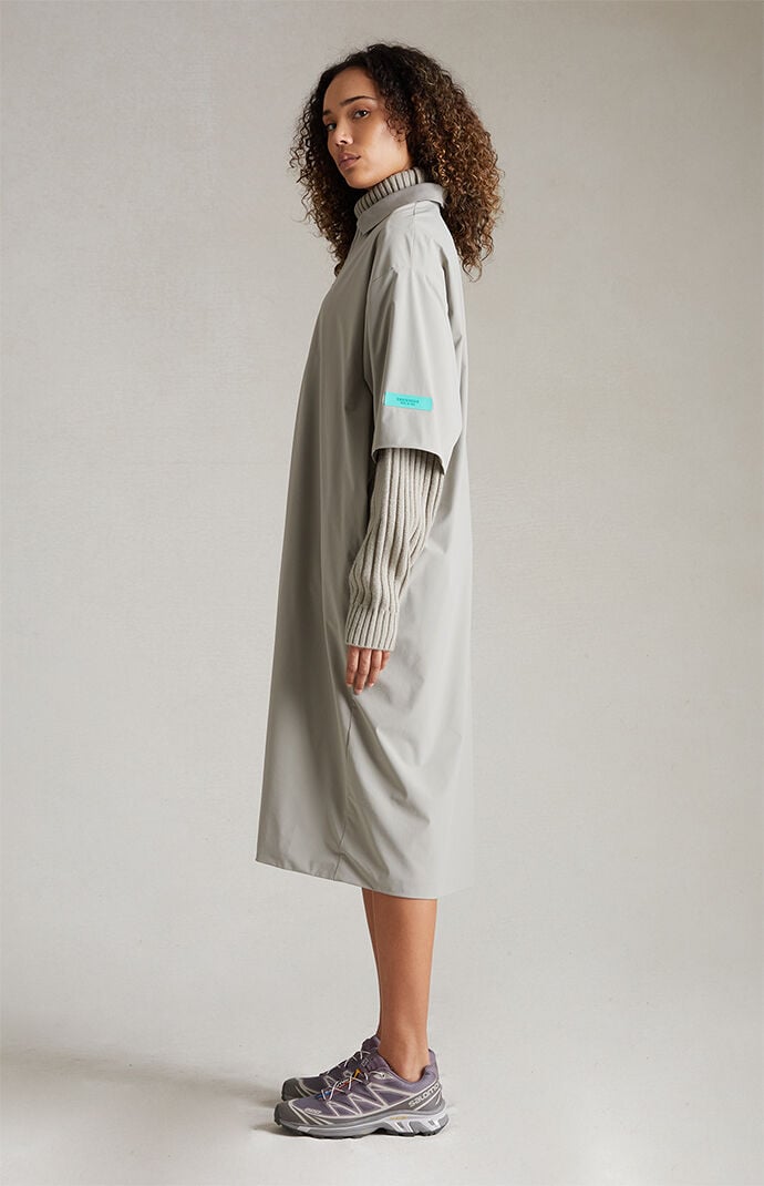 Fear of God ESSENTIALS Women's Seal Full Zip Polo Dress