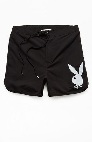 By PacSun Scallop 15" Swim Trunks image number 1