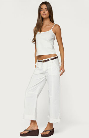 Odettia Sheer Cotton Pants image number 3