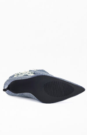 Women's Naelia Denim Stiletto Booties image number 5