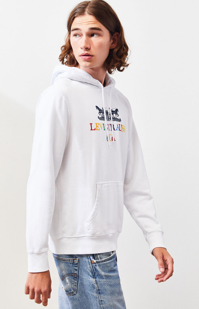 '90s Logo Text Pullover Hoodie