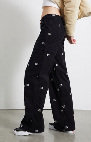 Smiley Corduroy Low Rise Puddle Pants image number 3