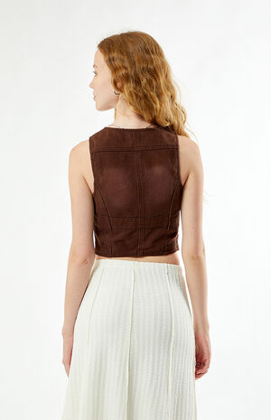 Kenny Brown Denim Vest image number 5