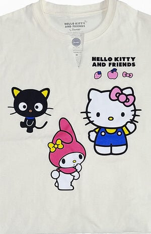 Hello Kitty & Friends Chococat My Melody Cropped T-Shirt image number 2