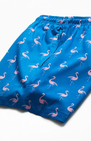 Eco Crazy Flamingo Short 13" Swim Trunks image number 4