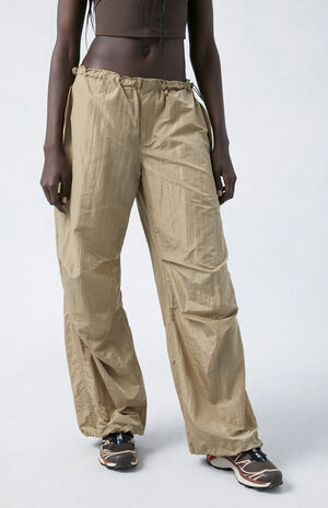 Shine Low Rise Parachute Pants image number 1