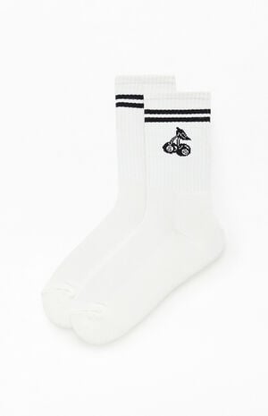 Cherry 8 Ball Crew Socks image number 1