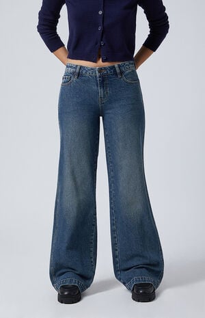 Casey Low Rise Baggy Jeans Dark Indigo Tint