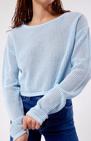 Sea Breeze Cropped Sweater image number 1