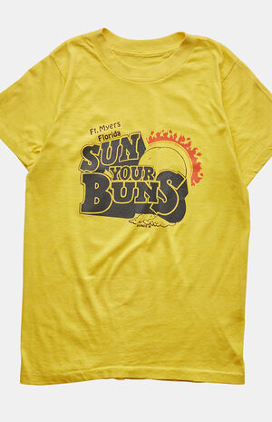 80s Sun Your Buns Graphic T-Shirt image number 3