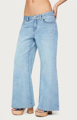 Petite Low Rise Wide Leg Jeans image number 2