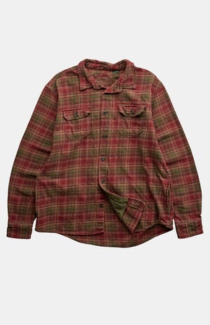 '90s Brown Flannel Top image number 1