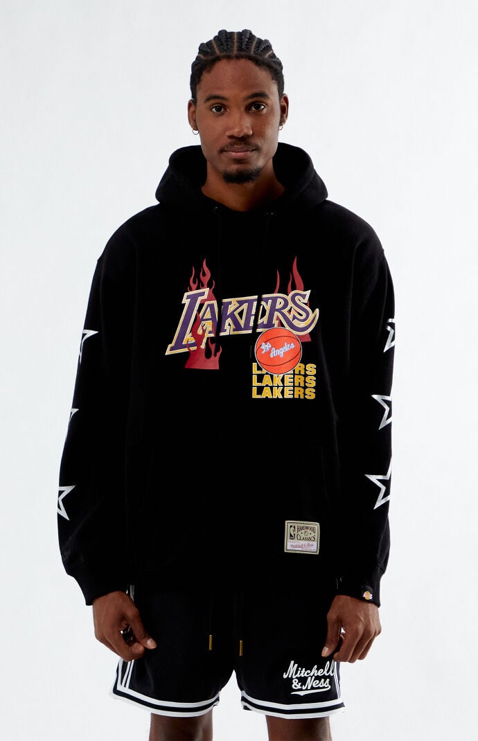 Mitchell Ness LA Lakers Oversized Hoodie PacSun