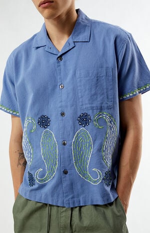Quentin Embroidered Camp Shirt image number 2