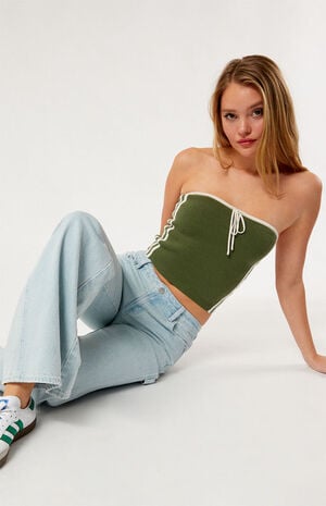 Nickie Sporty Sweater Tube Top image number 1