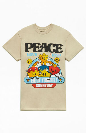 Peace Love Kindness T-Shirt image number 1