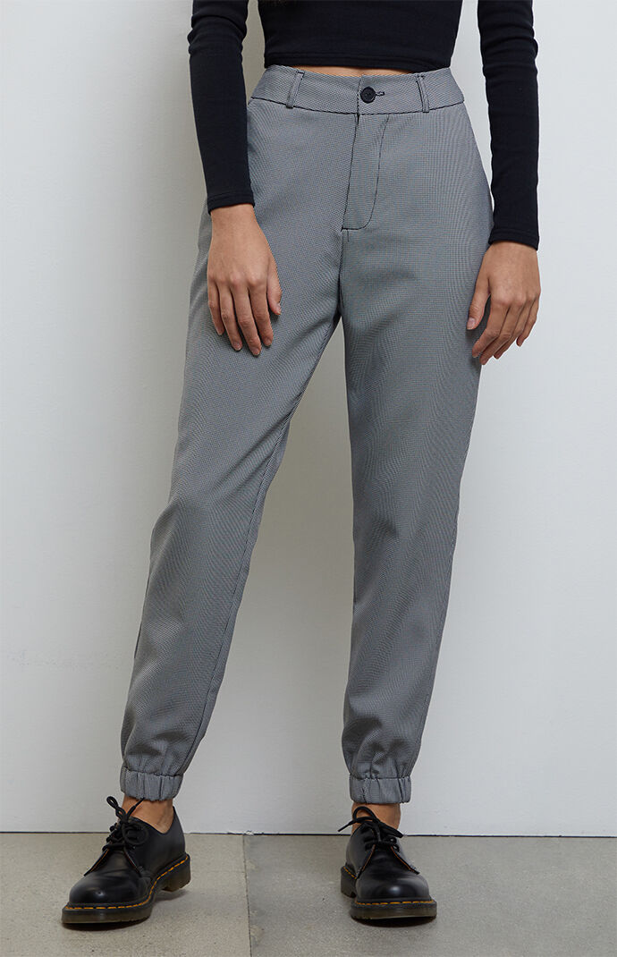 Plaid joggers pacsun clearance