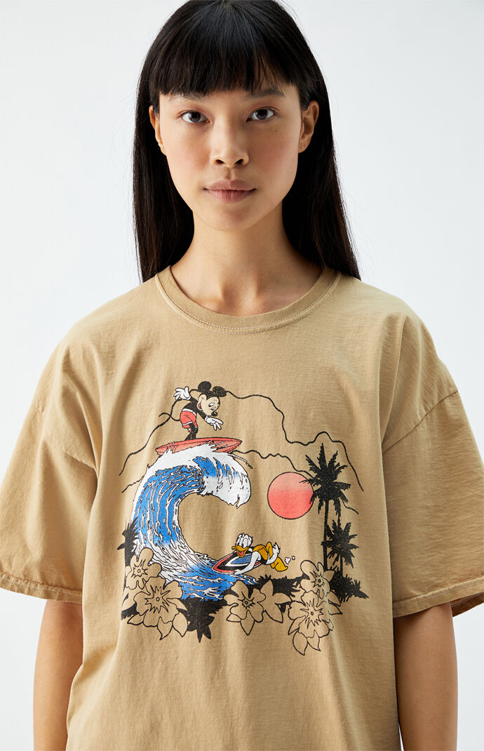 Retro Surfing Mickey T-Shirt