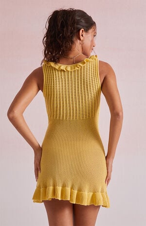 Cecily Crochet Mini Dress image number 4
