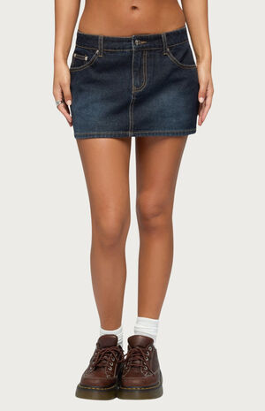 Chiara Denim Micro Skirt image number 1