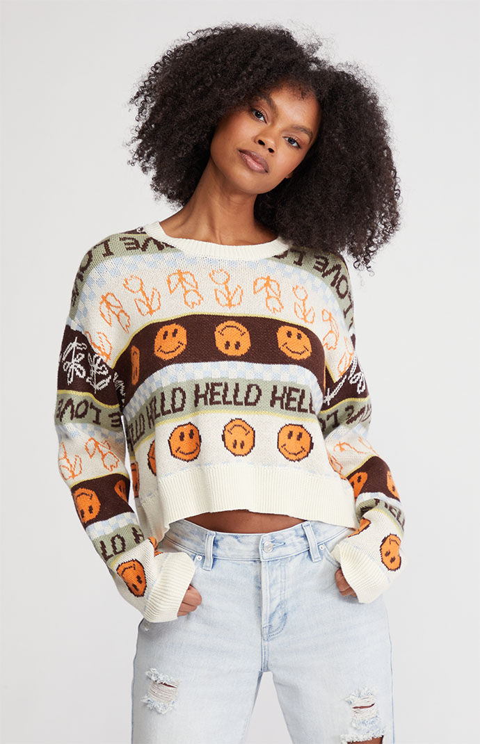 La hearts sweatshirt top