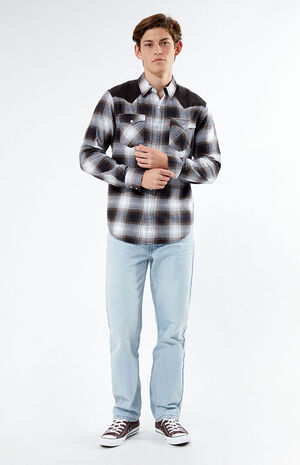 Classic Western Standard Plaid Shirt image number 2