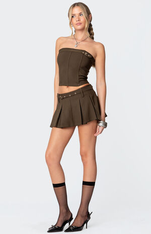 Erynne Belted Pleated Skort image number 3