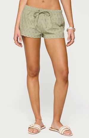 Talula Eyelet Shorts image number 1