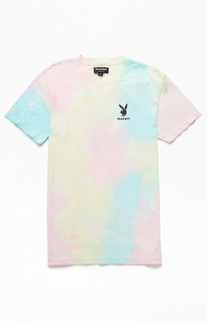 Playboy By Pacsun Tie Dye Logo T Shirt Pacsun