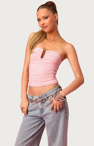 Barbie Curved Strapless Top image number 2