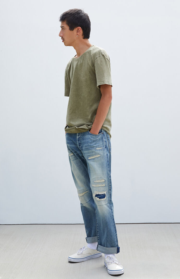 Olive Acid Wash T-Shirt