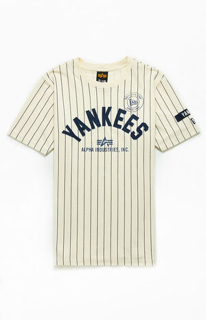 New York YANKEES PIN STRIPE NEW ERA SHIRT