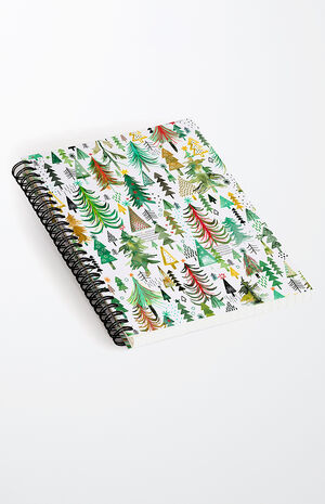 Ninola Design Colorful Christmas Trees Notebook image number 1