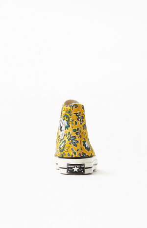 Gold Chuck 70 High Top Shoes image number 3