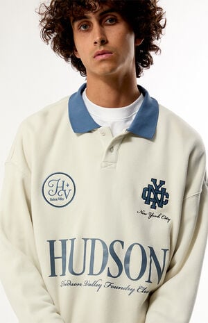 Hudson Long Sleeve Rugby Polo Shirt image number 2
