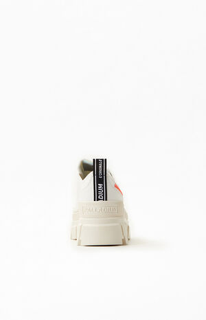 Women's White Revolt Low Textile Sneakers image number 3