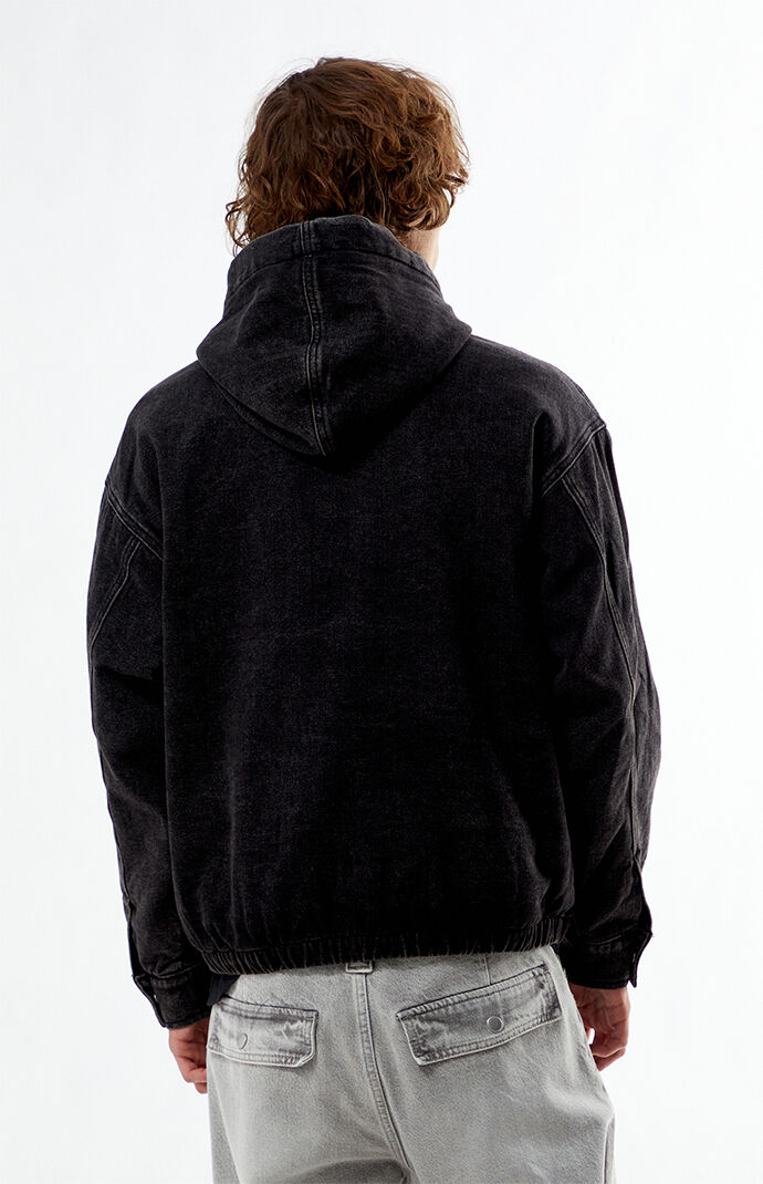 Pacsun Black Wash Hooded Jacket | PacSun