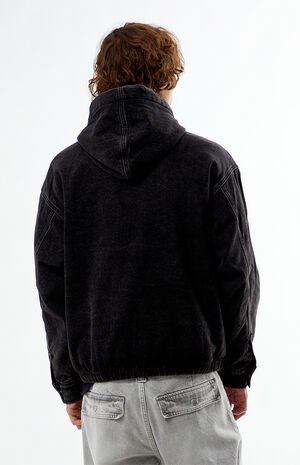 Black Wash Hooded Jacket image number 3