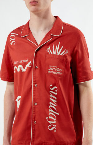 Good Vibes Woven Camp Shirt image number 1