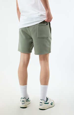 Light Gray Fleece Volley Shorts image number 3