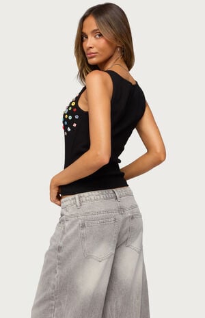 Natash Button Tank Top image number 3