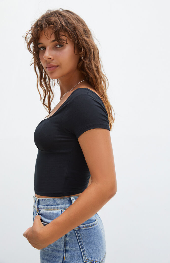 Daisy Gathered T-Shirt