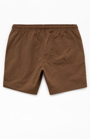 Brown Collegiate 6.5" Swim Trunks image number 2
