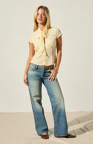 Josie Scarf Button Up Top image number 1