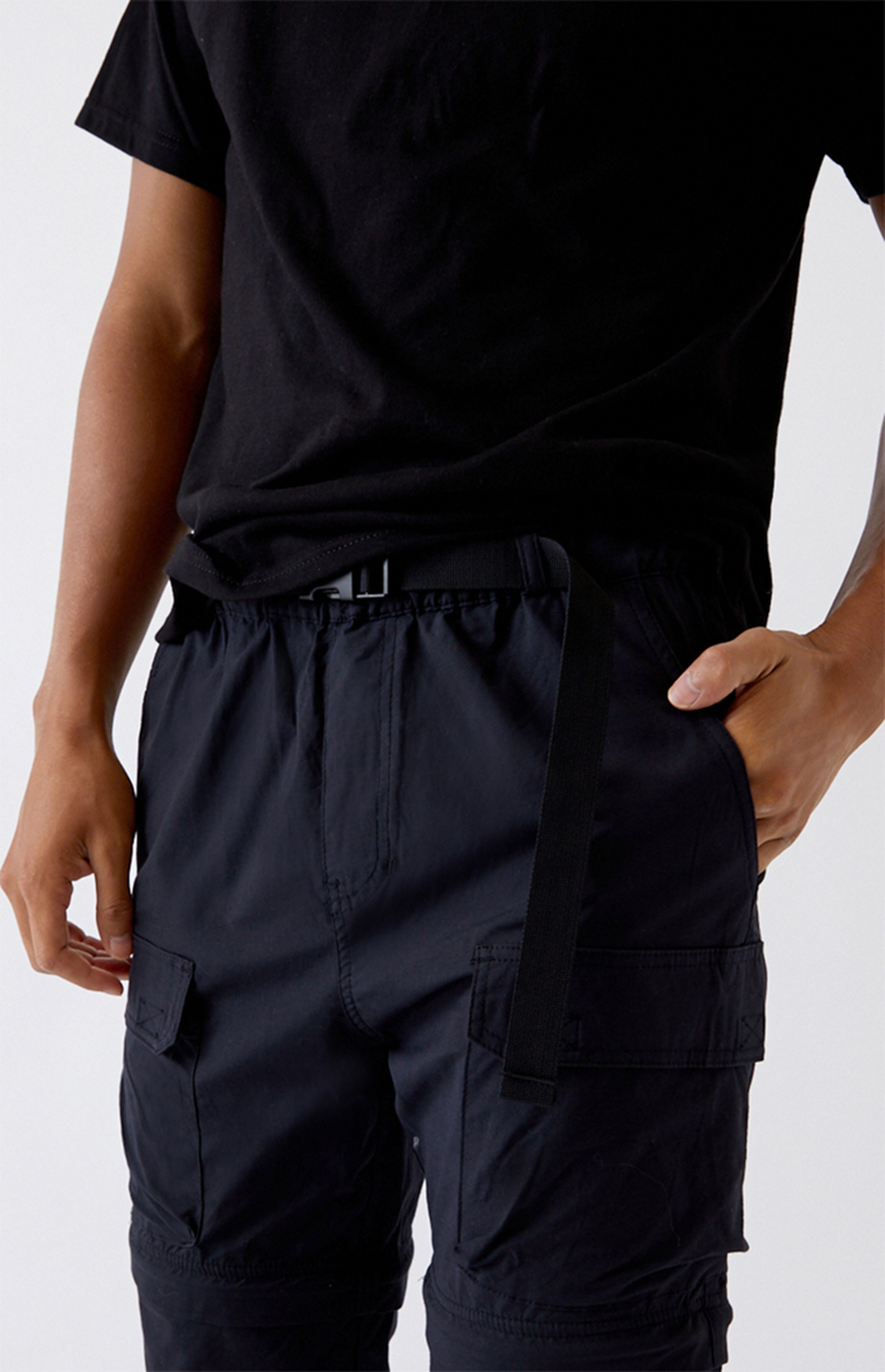 black cargo pants pacsun