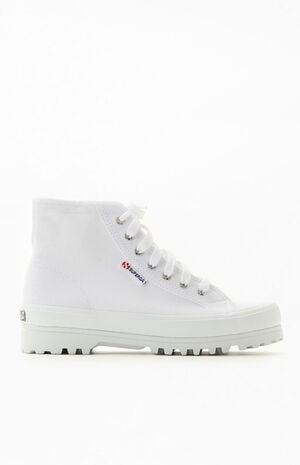 Women's White 2341 Alpina High Top Sneakers