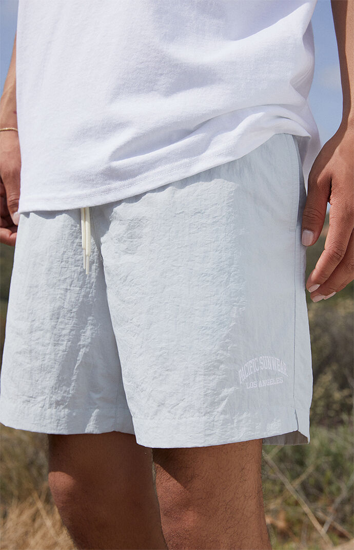 Collegiate Solid Swim Trunks
