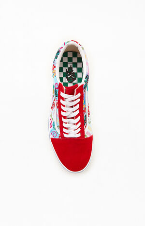 Red UA Old Skool Shoes image number 5