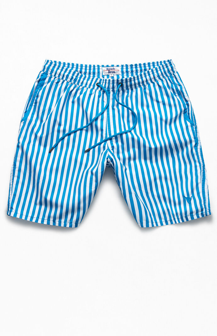 Cabana Striped 19" Swim Trunks