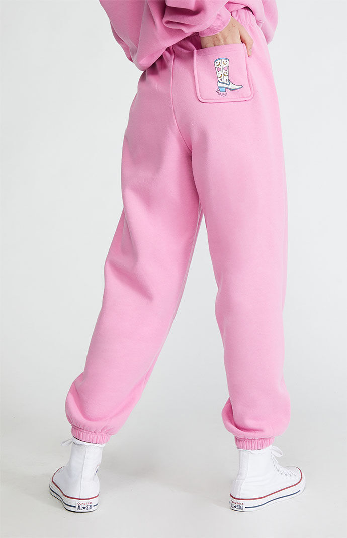 Pink pacsun sweatpants clearance